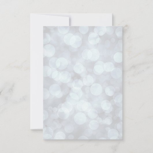 Rustige blauwe rendierkerst bespaart de datum kaart (Achterkant)