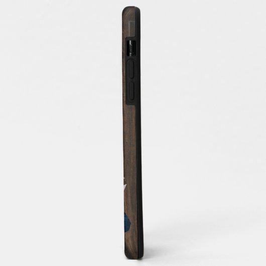 Rustige blauwe vlinder Case-Mate iPhone case (Achterkant/links)