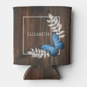 Rustige blauwe vlinderKoelbox Blikjeskoeler (Voorkant)