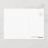 Rustige Blauwe Zee Met Zeilboot Aan Witte Horizon Briefkaart (Achterkant)