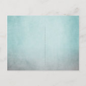 Rustige Blauwgroen en grijze Bohemen sparen de dat Aankondigingskaart (Achterkant)