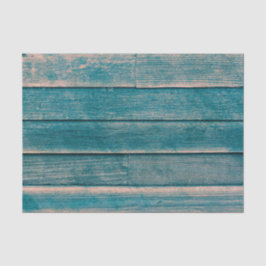 Rustige  Blauwgroen houtaretextuur Tissuepapier