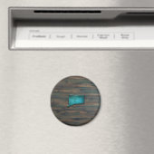 Rustige Blauwgroen verbindingsvorm Magneet (Insitu (Vaatwasser))