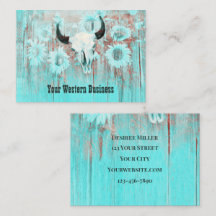 Rustige Blauwgroen Westerne bull Sull Sunflower op