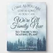 Rustige blauwsinaasappels Bieden zonder zitplank Fotoplaat (Voorkant)