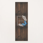 Rustige blauwvlinder Yoga Mat (Voorkant)
