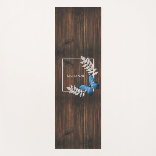 Rustige blauwvlinder Yoga Mat (Voorkant)