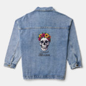 rustige bloei denim jacket (Achterkant)