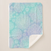 rustige bloei sherpa deken (Voorkant)