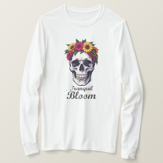 rustige bloei t-shirt (Design voorkant)