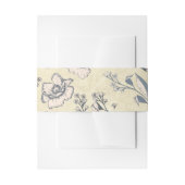 Rustige  Bloembloemen bruiloft Uitnodigingen Wikkel (Voorkant Voorbeeld)