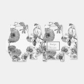 Rustige bloemen bruiloft bedankdoosjes (Uitgevouwen)