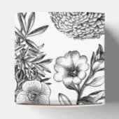 Rustige bloemen bruiloft bedankdoosjes (Bovenkant)