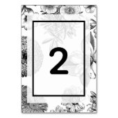 Rustige  bloemen bruiloft kaart (Achterkant)