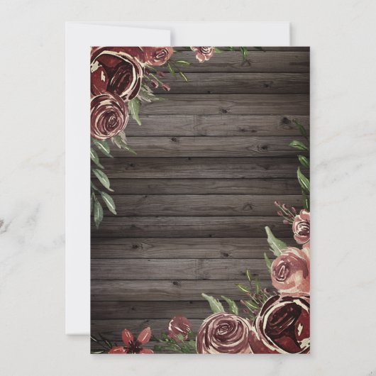 Rustige bloemen Glitter Butterflies Hood Kaart (Achterkant)