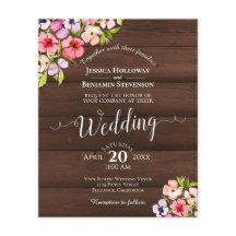 Rustige bloemen op uitnodiging voor het huwelijk o