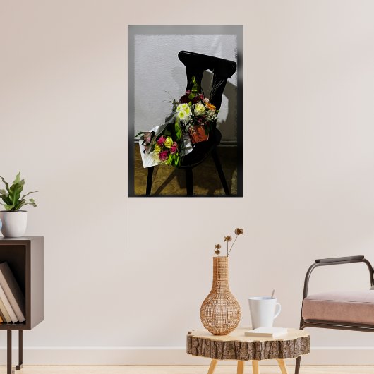 Rustige bloemen poster (Woonkamer 3)