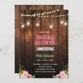 Rustige bloemetjesthema kaart (Voorkant / Achterkant)