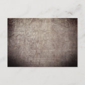 Rustige, blote, Bouquet bruiloftsgoed Informatiekaartje (Achterkant)