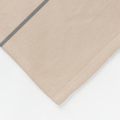 Rustige Blush Pas getrouwd & Wedding Gift Monogram Fleece Deken (Hoek)