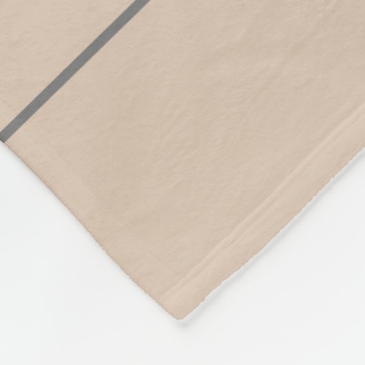 Rustige Blush Pas getrouwd & Wedding Gift Monogram Fleece Deken (Hoek)