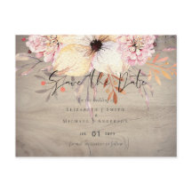 Rustige Blush Pink Floral Sage Weddenschappen