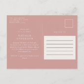 Rustige boerderij botanisch script baby shower aankondigingskaart (Achterkant)