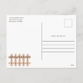 Rustige Boerderij Buffalo Pset Kaart voor kerstmis (Achterkant)