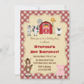 Rustige Boerderij dierentuin Kaart (Voorkant)