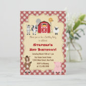 Rustige Boerderij dierentuin Kaart (Staand voorkant)