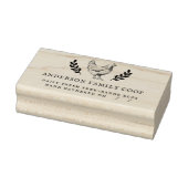 Rustige Boerderij  eikarton Rubberstempel (Stempel)