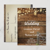 Rustige Boerderij Gate Sparen het Briefkaart van d (Voorkant / Achterkant)