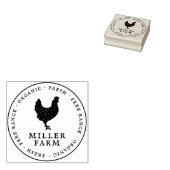 Rustige Boerderij kipeierkarton Rubberstempel (Gestempeld)