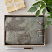 Rustige Boerderij Koe Rundvee Westerne ontwapening Tissuepapier (Geschenk)