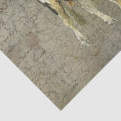 Rustige Boerderij Koe Rundvee Westerne ontwapening Tissuepapier (Detail)