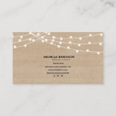 Rustige boerderij, ontwerp, visitekaartje (Achterkant)