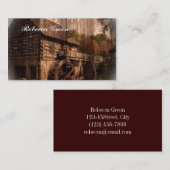 rustige boerderij - oude boerderij uit barnenland visitekaartje (Voorkant / Achterkant)