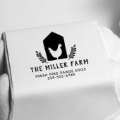 Rustige Boerderij uit de botanische kippenfamilie Zelfinktende Stempel