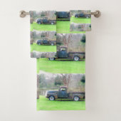 Rustige Boerderij van Truck Bath Towel Set Bad Handdoek (Insitu)