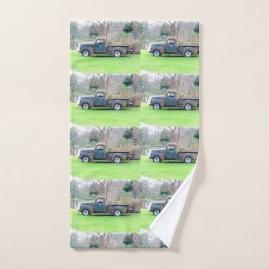 Rustige Boerderij van Truck Bath Towel Set Bad Handdoek (Handdoek)