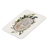 Rustige boerderijelegante herfst-schuur magneet (Linkerzijde)