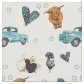 Rustige boerderijen stof (Close Up)