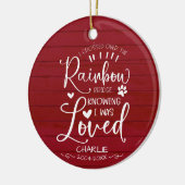 Rustige boerderijkat of hondenbont keramisch ornament (Links)