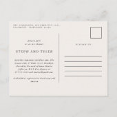 Rustige boerderijvrouwen onthullen baby shower aankondigingskaart (Achterkant)