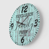 Rustige boerderijwoning met zware spanning grote klok (Hoek)