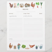 Rustige boerenmarkt — multomap voor kippenontvangs (Achterkant)