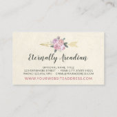 Rustige Bohemen pijlen Blush Pink Gold Boho Visitekaartje (Achterkant)