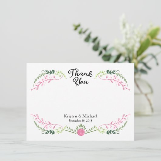 Rustige Bohemen Spring Foliage Wreath Wedding (Staand voorkant)