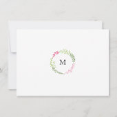 Rustige Bohemen Spring Foliage Wreath Wedding (Achterkant)