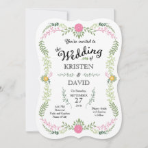 Rustige Bohemen Spring Foliage Wreath Wedding